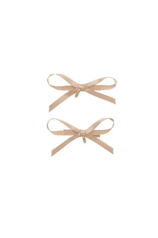 delicate pearl hairbands for elegant looks -Gerber Clip Set of 2 - Latte *New Color September 2024*