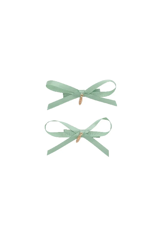 chic pearl hairpins for elegant finishes -Gerber Clip Set of 2 - Sage Green *New Color September 2024*