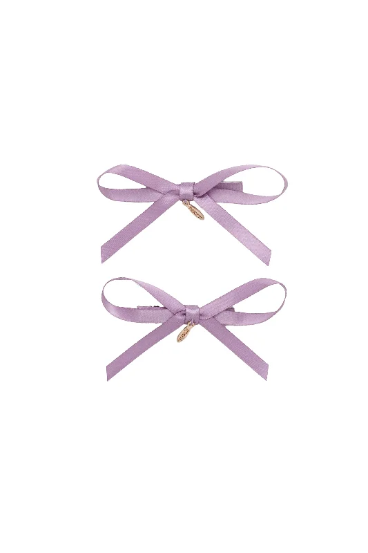 crystal hairpins for dazzling bridal hairstyles -Gerber Clip Set of 2 - Fresco Purple