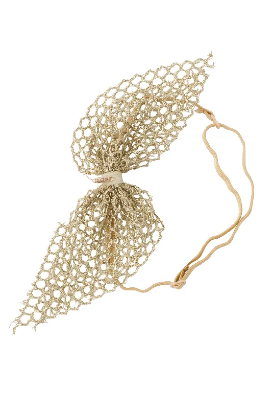 stylish crystal hairbands for party looks -Magnolia Wrap - Gold (Handmade in the USA!)