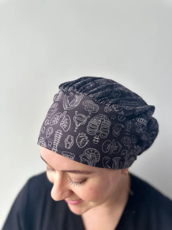 chic metal hairbands for everyday wear -Scrub Hat - Anatomy