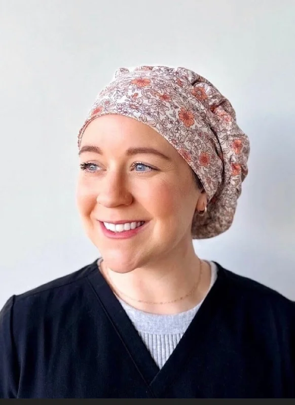 unique hair accessories for creative weddings -Scrub Hat - Bloom