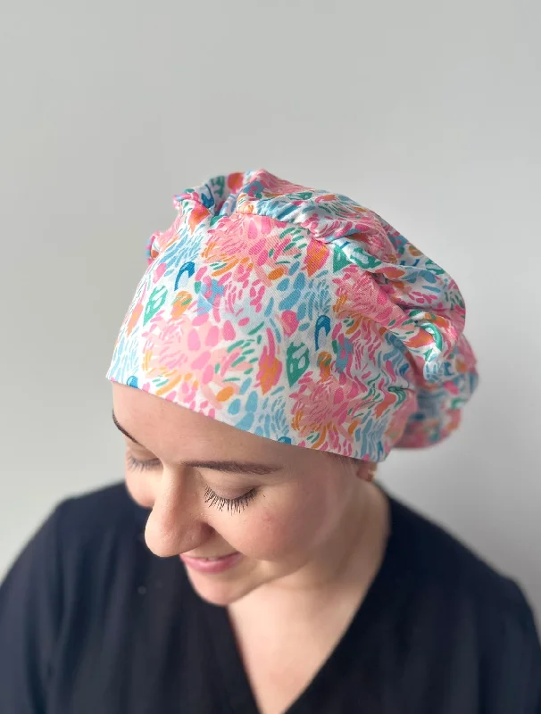 vintage-inspired headbands for timeless beauty -Scrub Hat - Colorburst