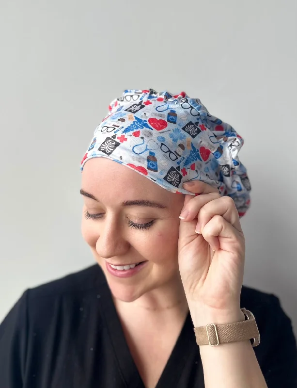 colorful flower headbands for kids -Scrub Hat - Healthcare Hero