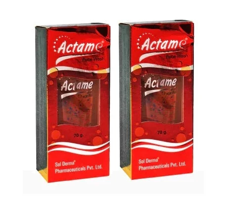 Actame Face Wash 70GM, Pack of 2