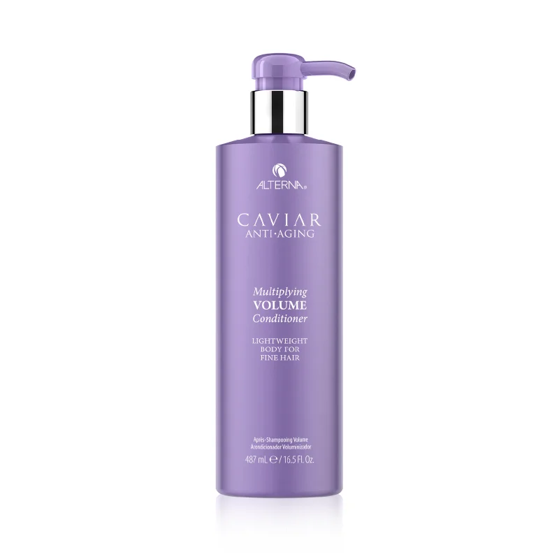 anti-frizz mousse for thick curly hair-ALTERNA MULTIPLYING VOLUME CONDITIONER 487ML