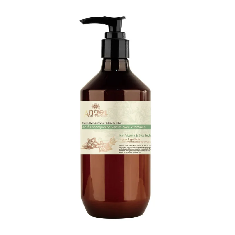 deep conditioning hair serum for damaged ends-ANGEL EN PROVENCE HAIR VITAMIN INCA INCHI OIL CONDITIONER 400ML