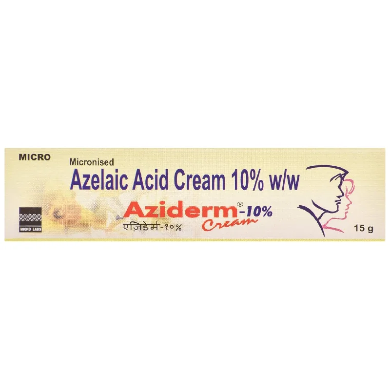 Aziderm 10% cream, 15gm