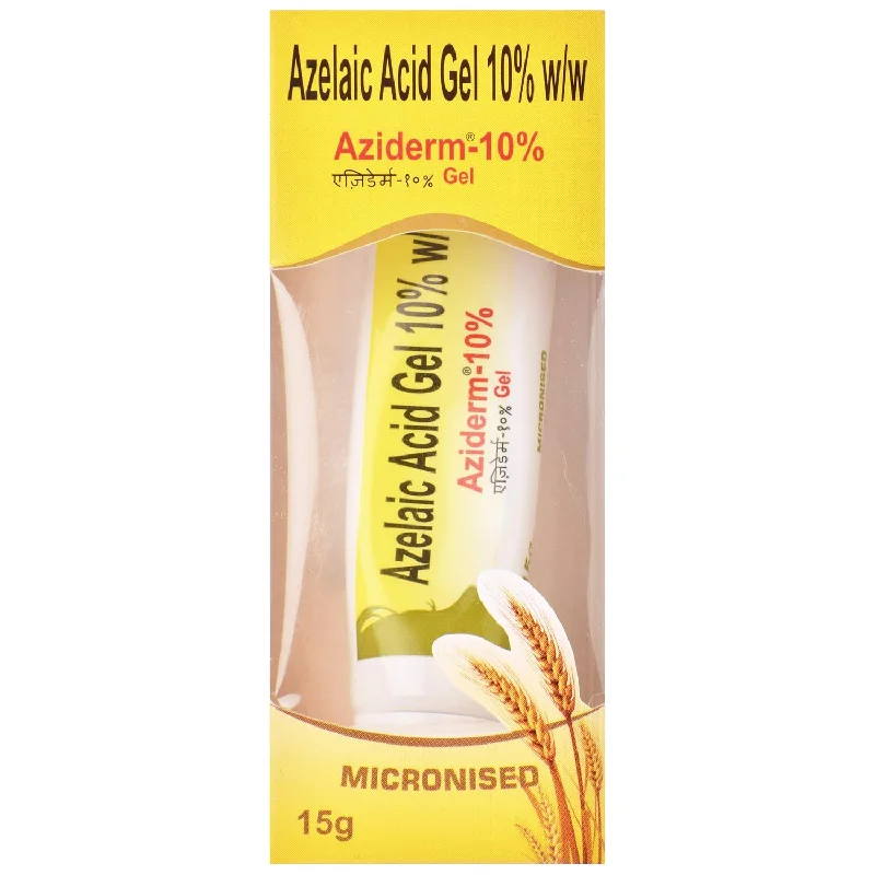 Aziderm 10% gel, 15gm