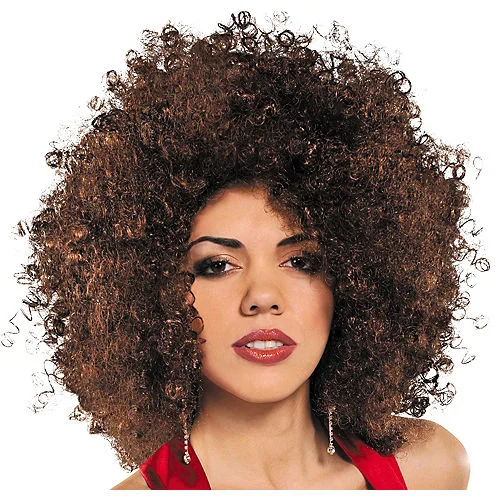 comfortable lace wigs for all-day wear -Brown Runway Afro Wig | 1ct