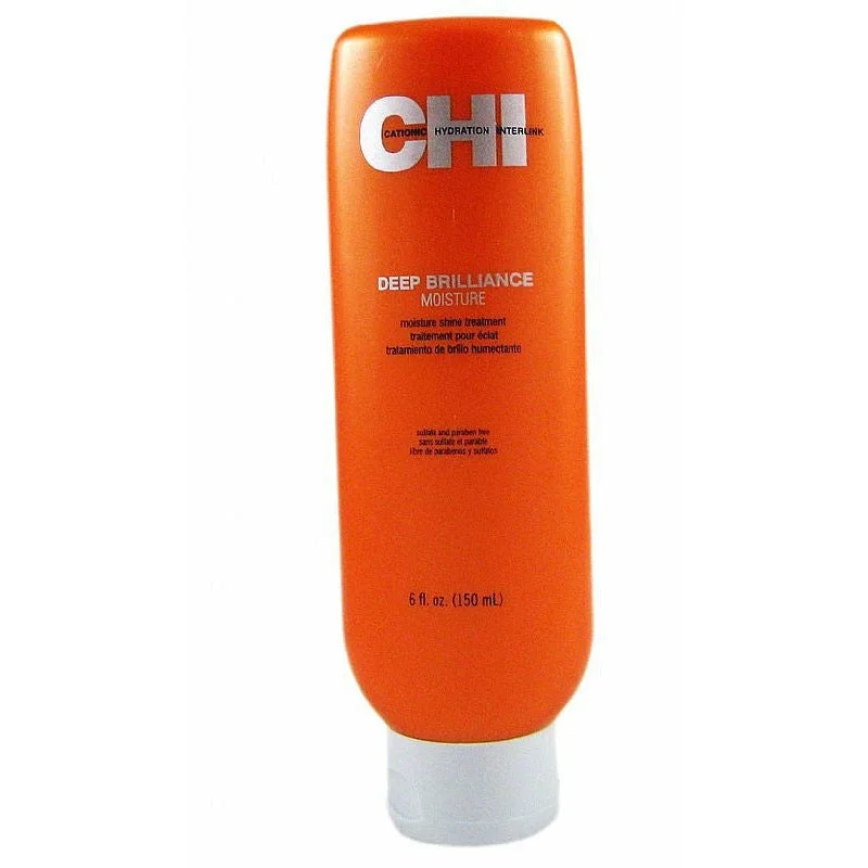 volume boosting shampoo for flat hair-CHI Deep Brilliance Moisture Shine Treatment 6 oz