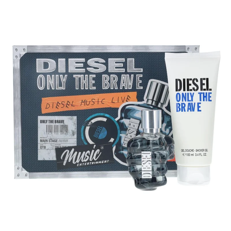 Diesel Only The Brave Gift Set for Men 2 PC 1.7 oz EDT