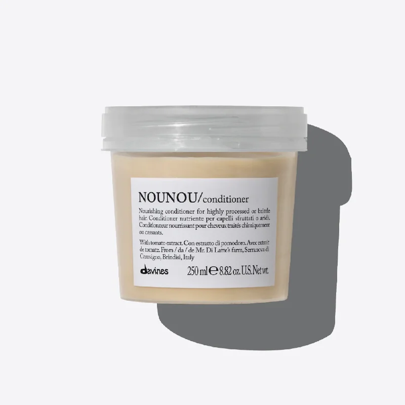 anti-frizz treatment for fine, flat hair-DAVINES NOUNOU CONDITIONER FOR DRY DAMAGED HAIR 250ML