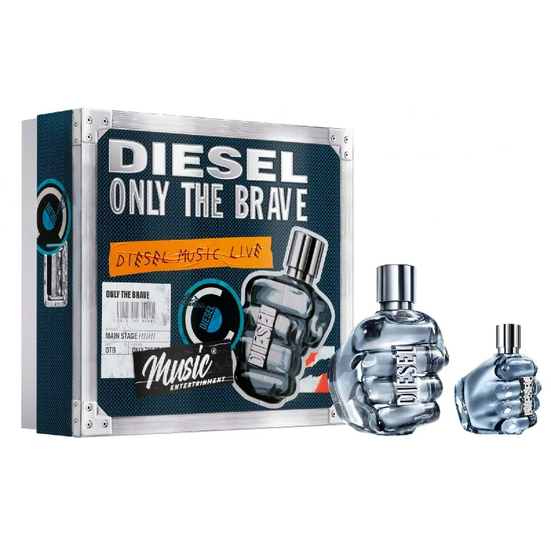 Diesel Only The Brave Gift Set for Men 4.2 EDT, 1.1 EDT 2PC