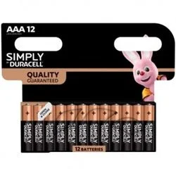 Duracell Simply Batteries AAA 12pk