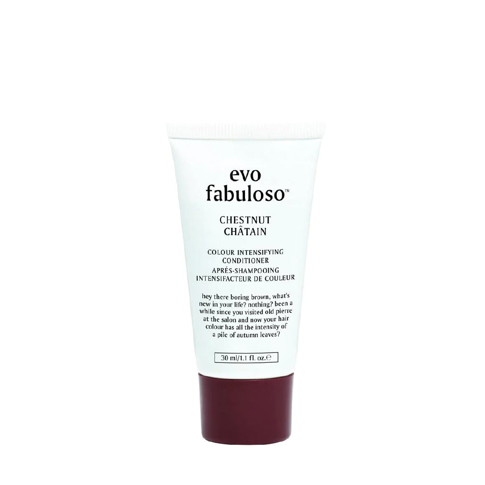 natural treatment for thinning hair edges-EVO FABULOSO CHESTNUT COLOUR BOOSTING TREATMENT 30ML