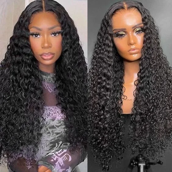 affordable lace wigs for budget-friendly options -Flash Sale Buy 2 Get 1 Free Thick Curly Hair 13×4 Lace Frontal Wig 6×4 Pre-Cut Lace Wig