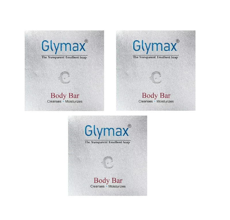 Glymax Transparent Emollient Soap 75gm, Pack of 3