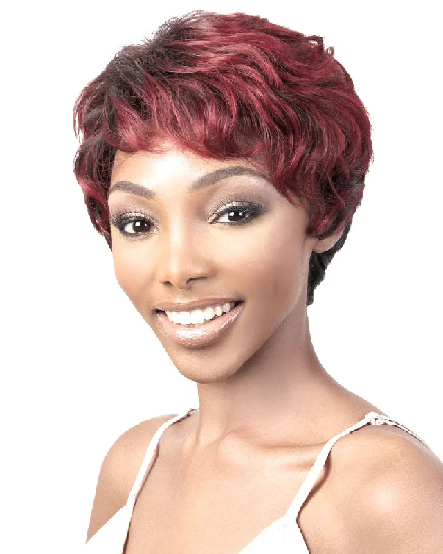 HBR-LSP01 | Lace Front Remy Human Hair Wig by Motown Tress