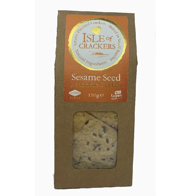 Isle of Crackers Sesame Flaxseed Crackers