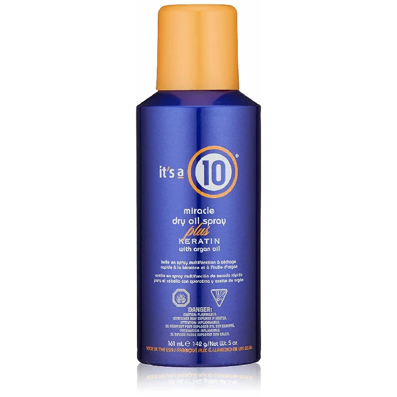 shampoo for reducing hair thinning-It's A 10 Miracle Dry Oil Spray Plus Keratin 5 Oz