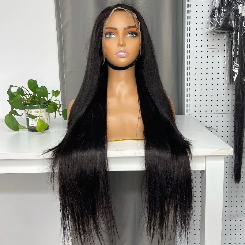 affordable wigs for everyday use -IV Custom Frontal HD Wig #1B 13x4 13x6