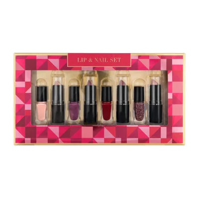 Jc Penny Beauty Lipstick & Nail Polish Set Gift Set