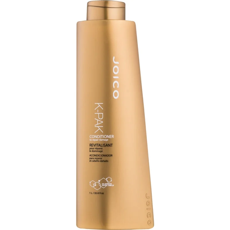 organic leave-in conditioner for curly hair-Joico K-Pak Conditioner 33.8 oz