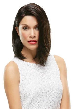 Karlie Synthetic Wig by Jon Renau | Mid-Length, Straight | Lace Front | Hand Tied | Full Mono Cap