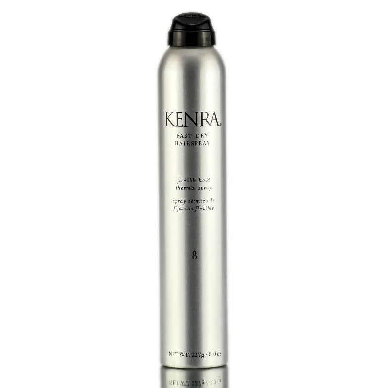 anti-frizz treatment for fine, flat hair-Kenra Fast Dry Hairspray Flexible Hold #8 8 OZ