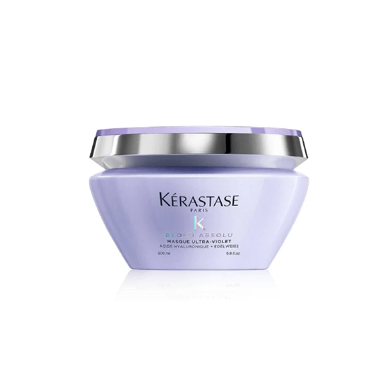 sulfate-free conditioner for curly hair-KÉRASTASE BLOND ABSOLU MASQUE ULTRA-VIOLET 200ML