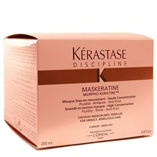 dry scalp care for healthy hair growth-Kerastase Discipline Maskeratine Smooth in Motion Masque for Unruly Hair 6.8 oz