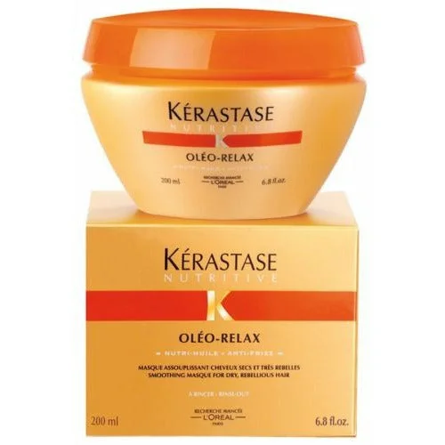 deep repair conditioner for curly, dry hair-Kerastase Nutritive Oleo Relax Masque 6.8 oz