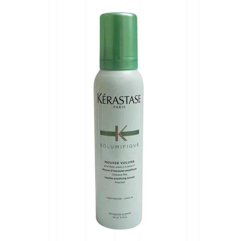 best deep conditioner for color-treated curls-Kerastase Volumifique Mousse for Fine Hair 5.1 oz