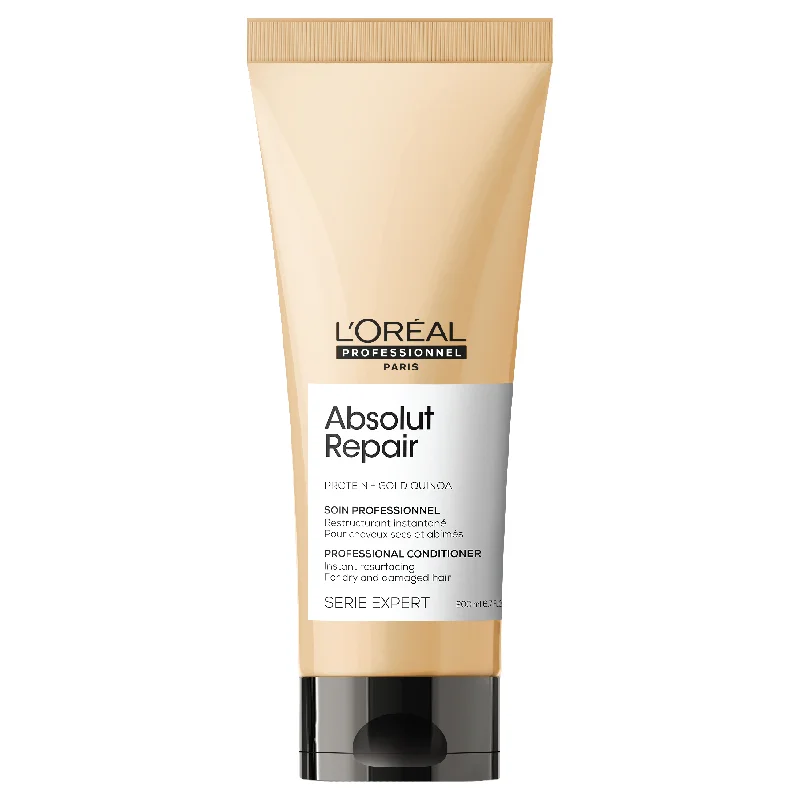 hair care products for healthy, shiny hair-L’ORÉAL PROFESSIONNEL SERIE EXPERT ABSOLUT REPAIR GOLD CONDITIONER 200ML