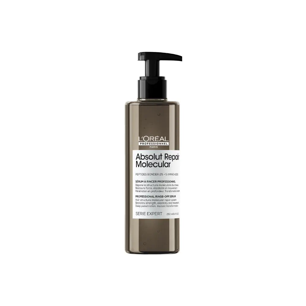 hair serum for protecting ends from damage-L’ORÉAL PROFESSIONNEL ABSOLUT REPAIR MOLECULAR RINSE OFF SERUM 250ML