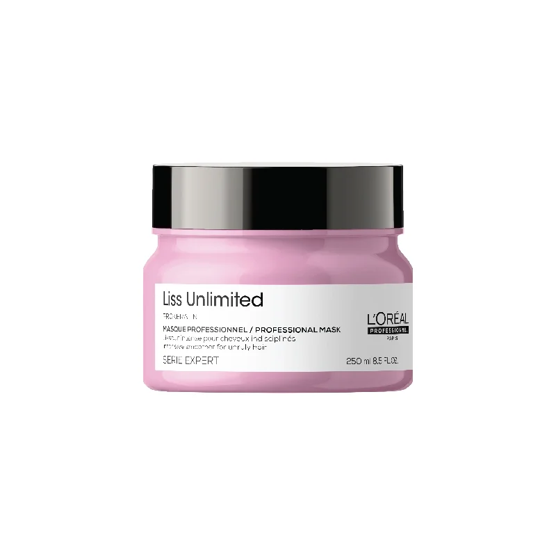 hair mask for dry, damaged hair-L’ORÉAL PROFESSIONNEL SERIE EXPERT LISS UNLIMITED MASQUE 250ML