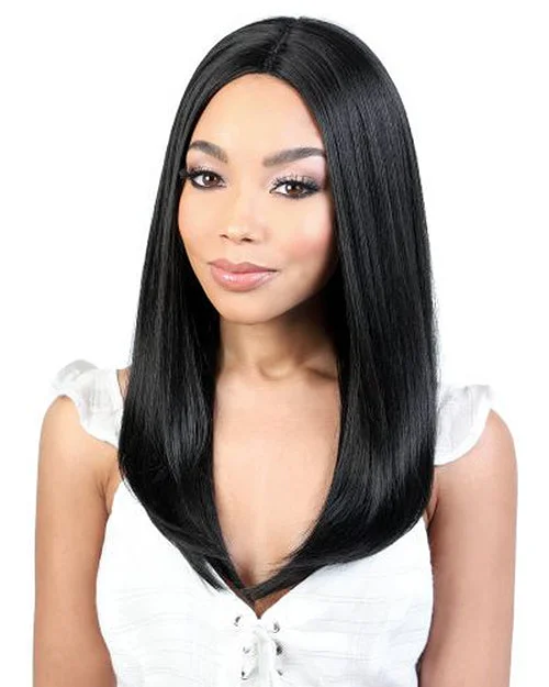 LDP-Fine18 | Lace Front & Lace Part Synthetic Wig by Motown Tress