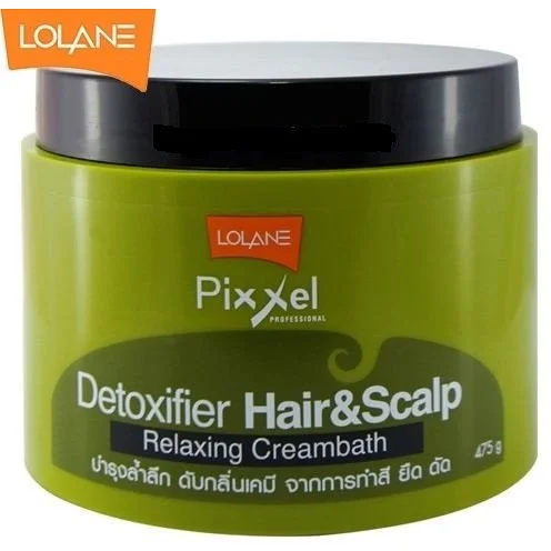 nourishing conditioner for soft curls-Lolane Pixxel Detoxifier Balancing Cream Bath 475gm