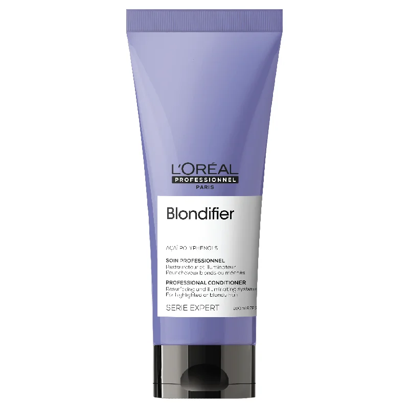 best products for curly hair texture and volume-L’ORÉAL PROFESSIONNEL SERIE EXPERT BLONDIFIER ILLUMINATING CONDITIONER 200ML