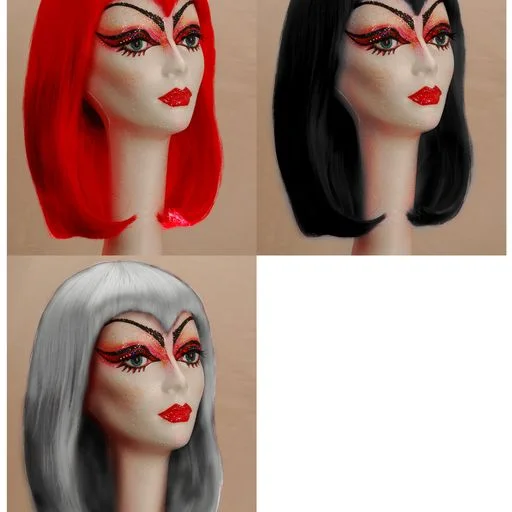 wigs for men with thinning hair or bald spots -Manic Panic Bombshell Maitresse Wig Glam®