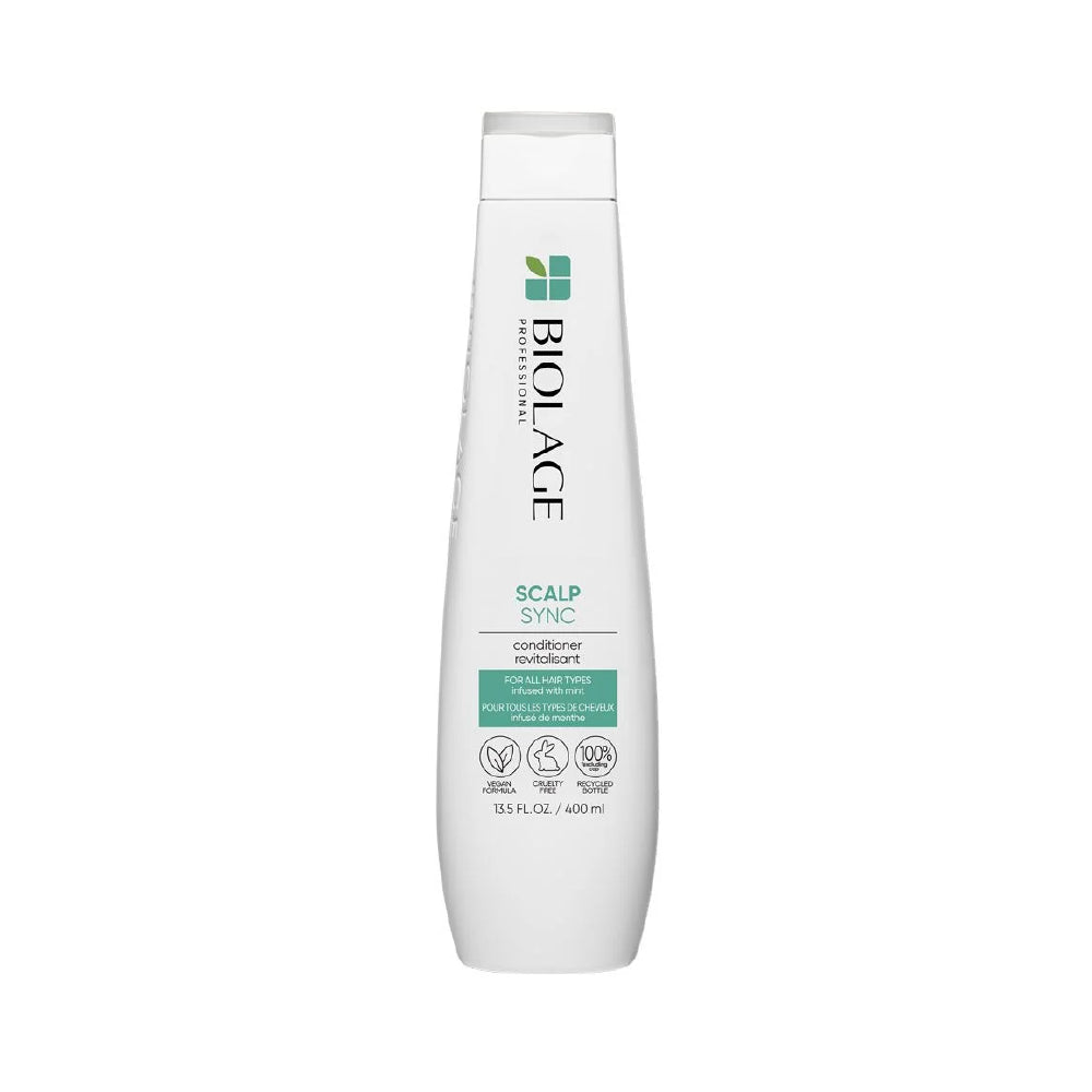 anti-dandruff treatment for thick hair-BIOLAGE SCALPSYNC UNIVERSAL CONDITIONER 400ML