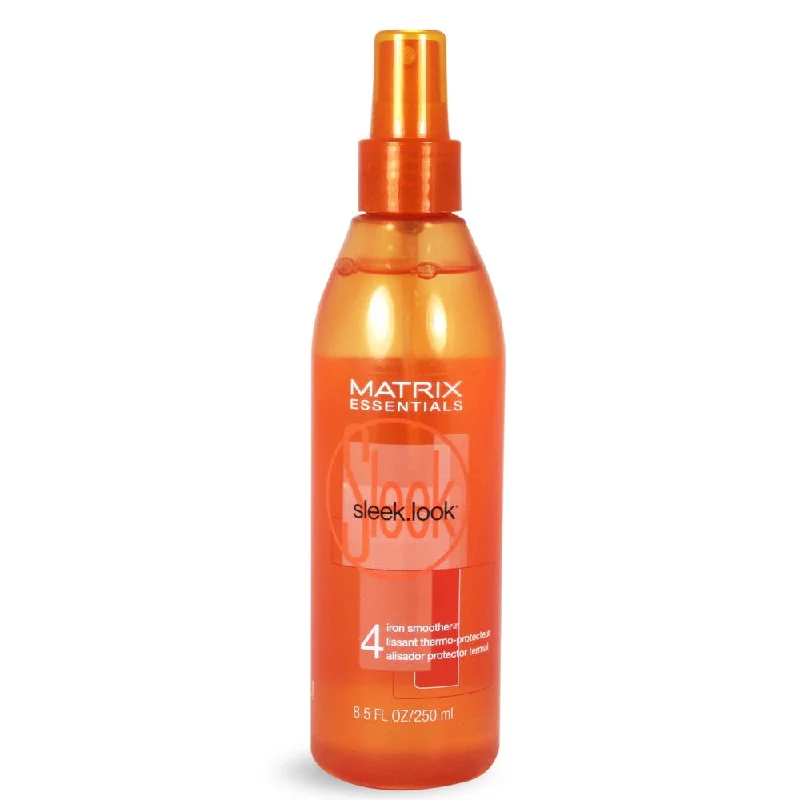 hair care products for soft, smooth curls-Matrix Essentials Sleek Look Iron Smoother 8.5 oz