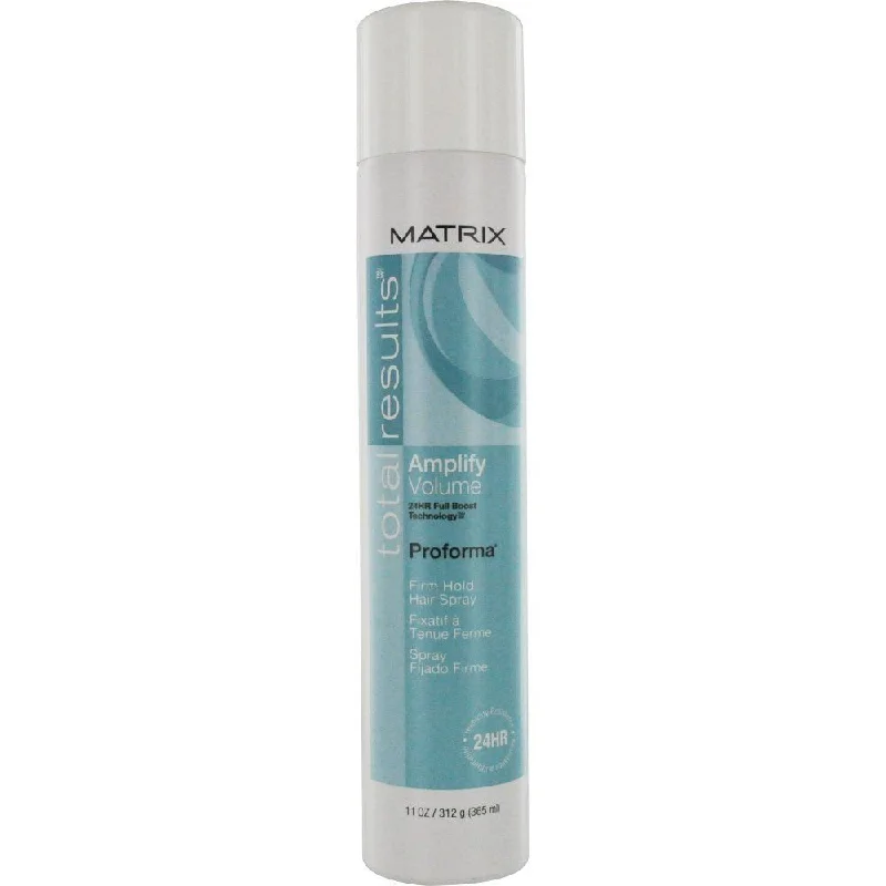 best deep conditioner for color-treated curls-Matrix Total Results Amplify Proforma Firm Hold Hair Spray 11 oz