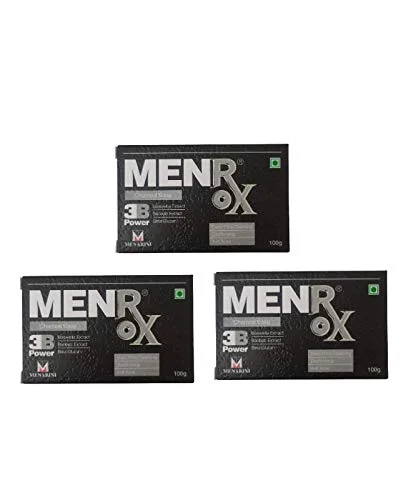 Menrox Charcoal Soap,  Pack of 3