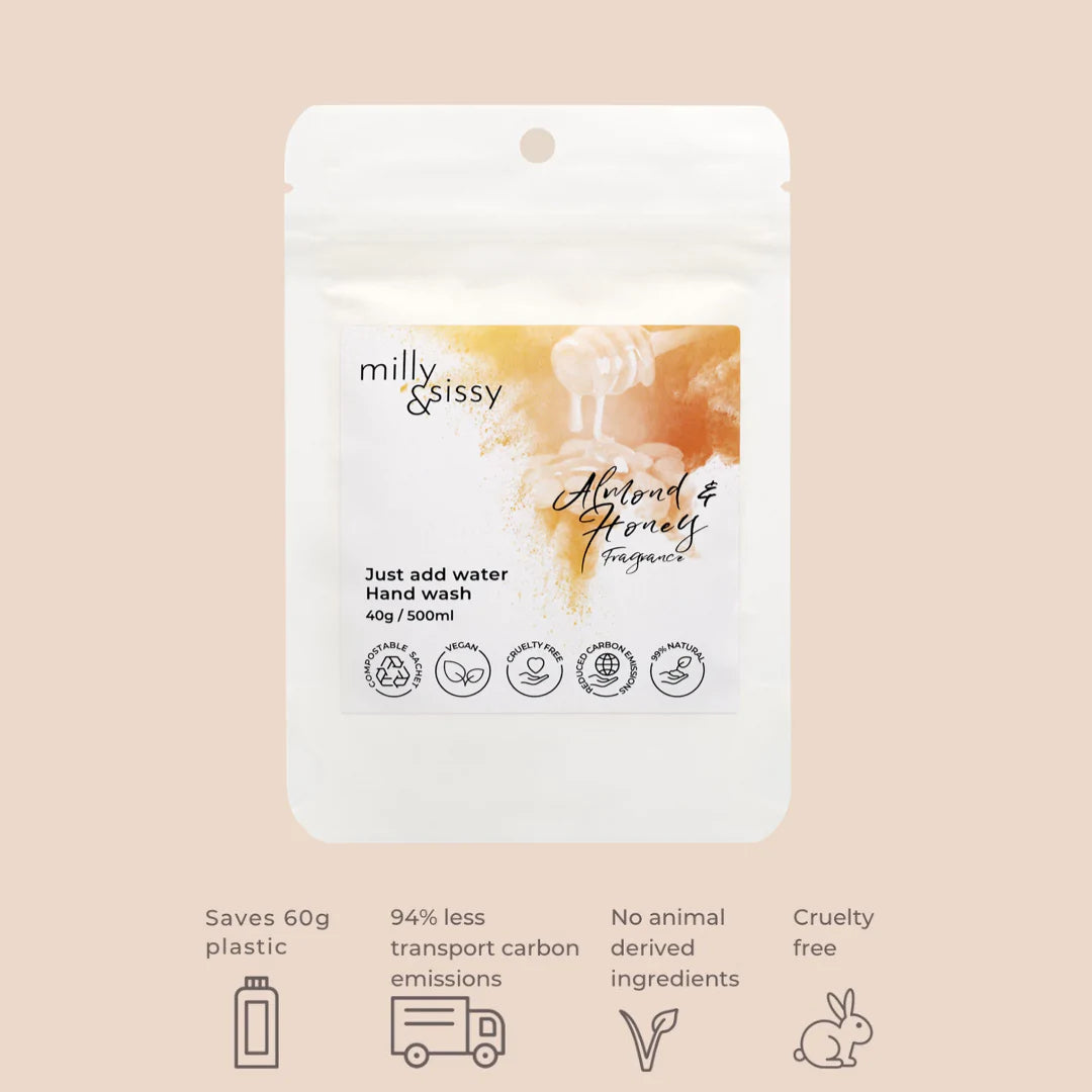 Milly & Sissy - Zero waste Hand Wash Honey & Almond