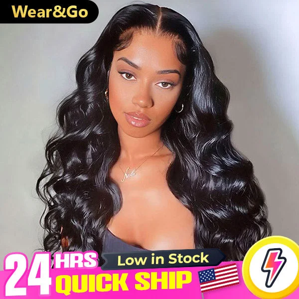 braided wigs for protective hairstyles -US Warehouse Quick Ship | Ocean Wave Hair Wear Go Glueless Wigs 4x6 Pre Cut HD Lace Closure Wigs With Pre Plucked Nautral Hairline