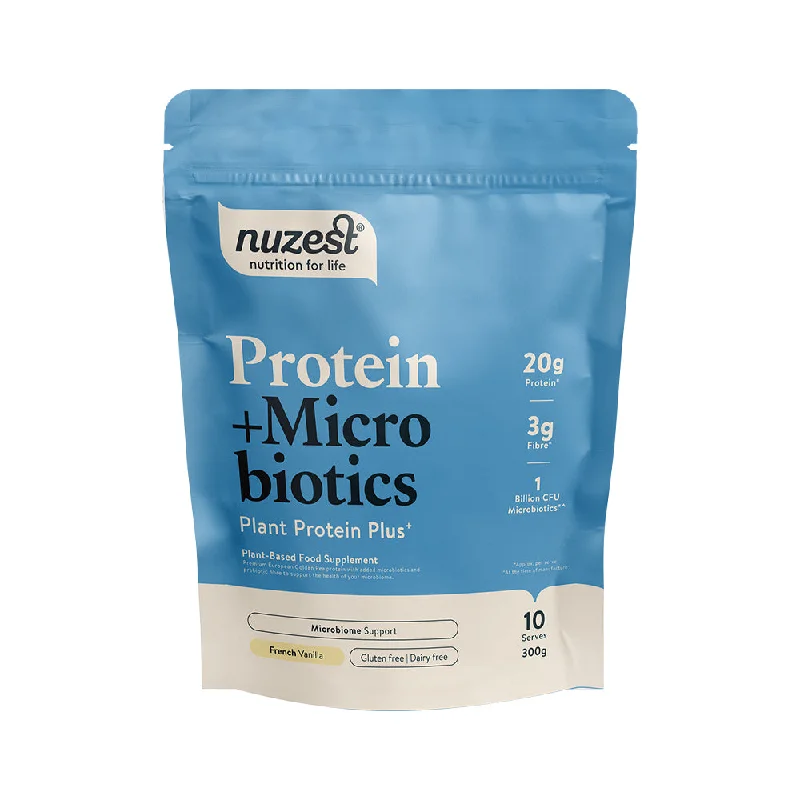 Nuzest Protein & Microbiotics Plant Protein Plus+ French Vanilla