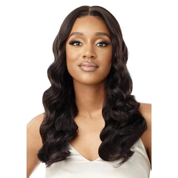 full lace wigs for comfortable wear and easy styling -Outre My Tresses Black Label HD 13x4 Lace Front Wig - VIRGIN BODY 22"