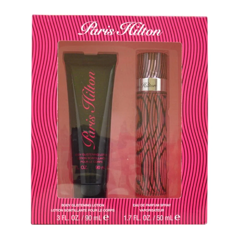 Paris Hilton Gift Set for Women 2Pc 1.7 oz EDP, 3 oz Lotion